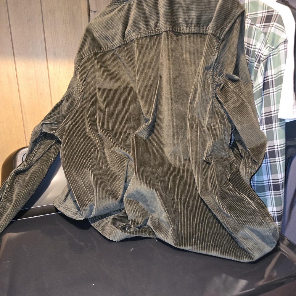 Lands' End Men's Olive Corduroy Jacket Xl - Picture 4 of 4